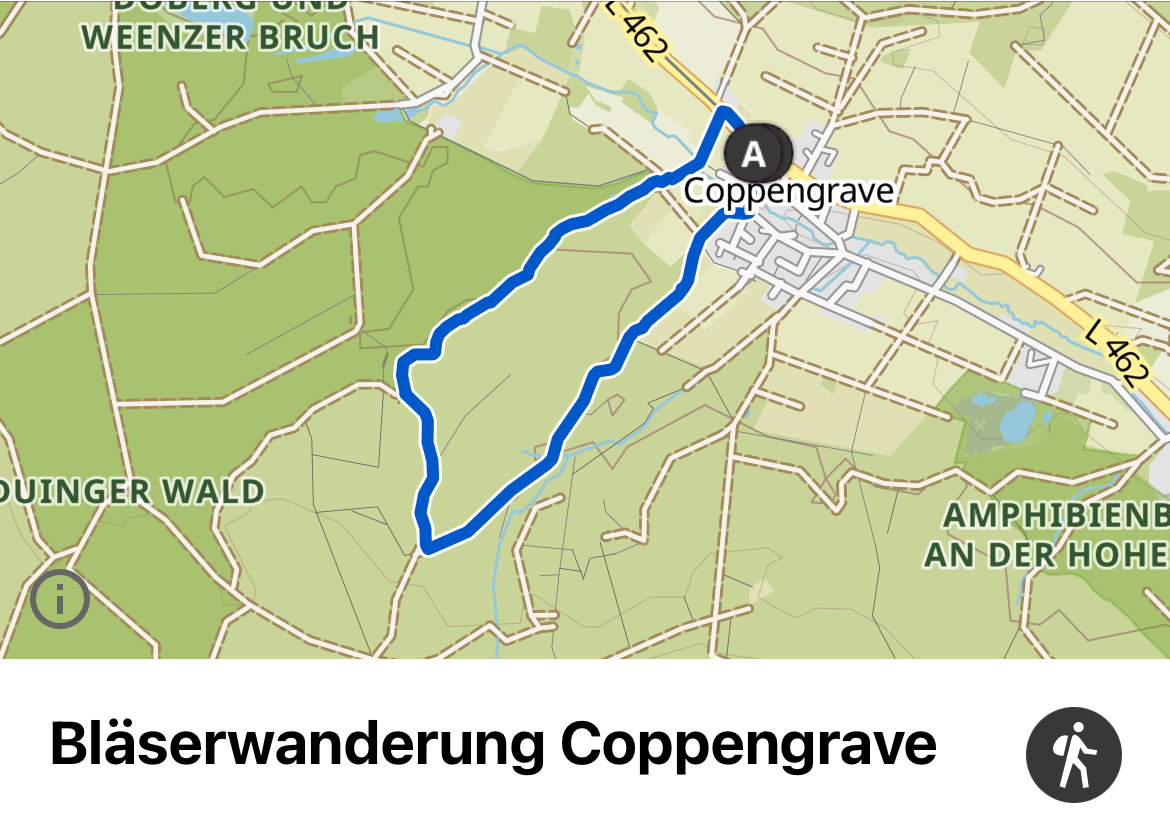 Bläserwanderung 2024 bei Coppengrave